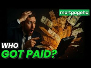 A man looking shocked at an open wallet with a bunch of money coming out of it. Text on screen "Who got paid?", indicating this is a must watch video for NZ investors